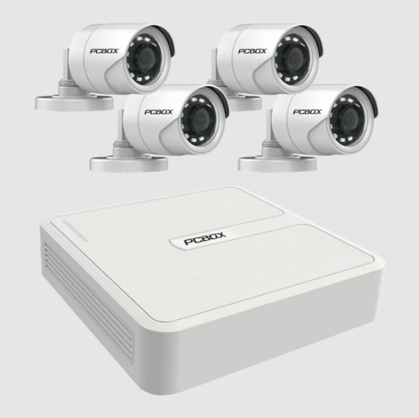 Kit Camara Cygnus + 1Tb Ssd + 4 Camaras + Dvr + Fuente+ Accesorios