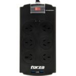 Zapatilla Enchufe Protector Tensión Forza 6 Tomas + USB - Imagen 2